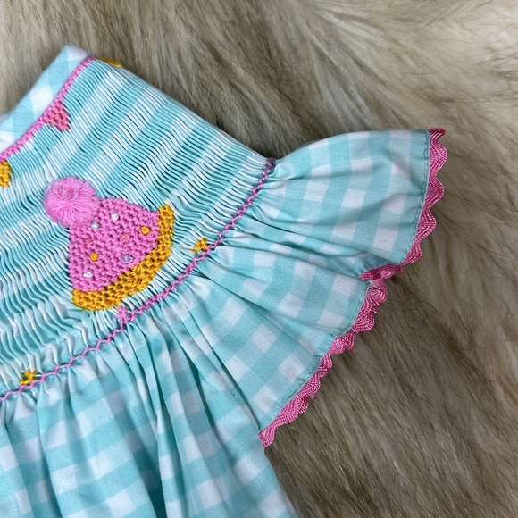 4T Addie & Hadlie Birthday Party Sleeveless Plaid Dress - Picture 5 of 11